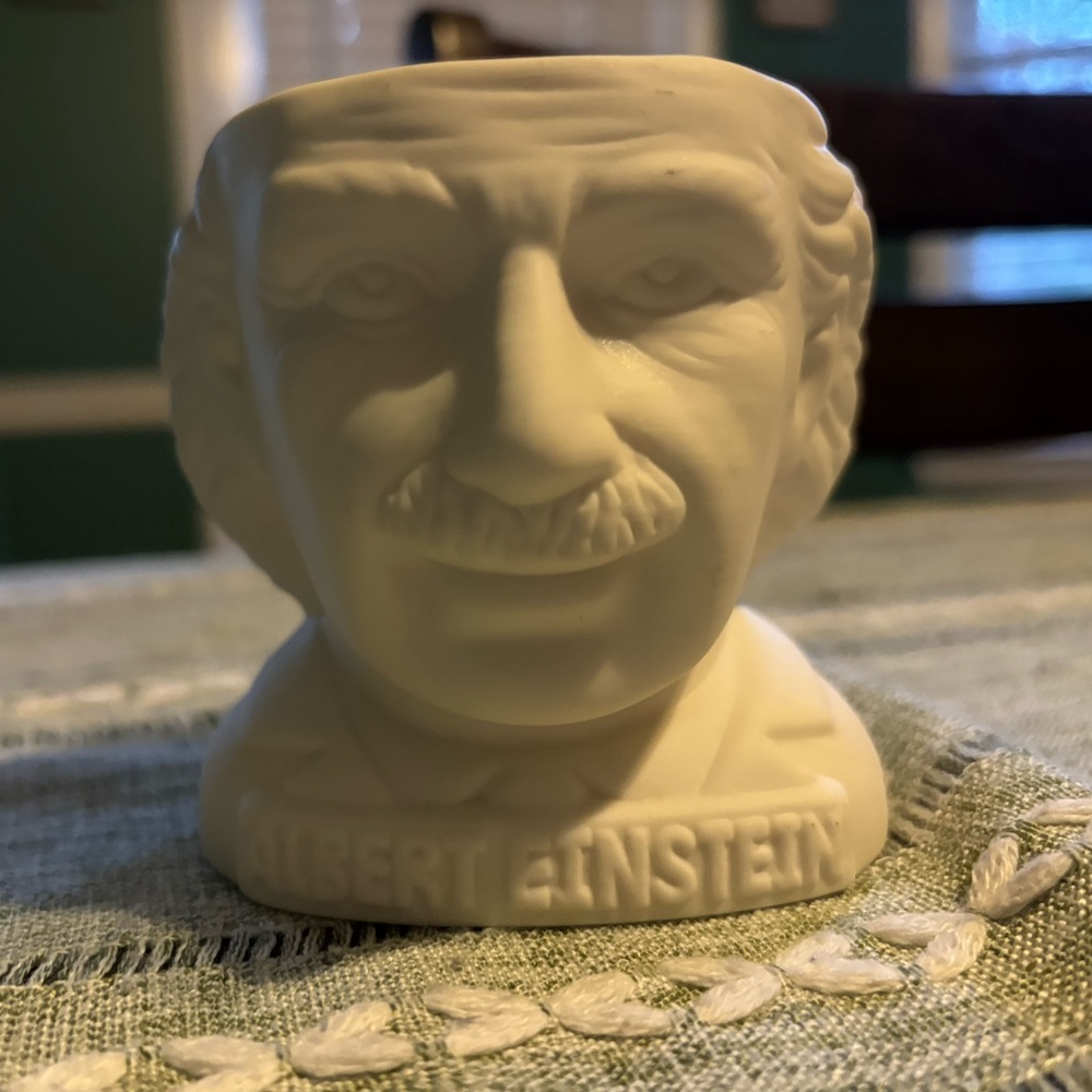 Albert Einstein Bust Plant Pot